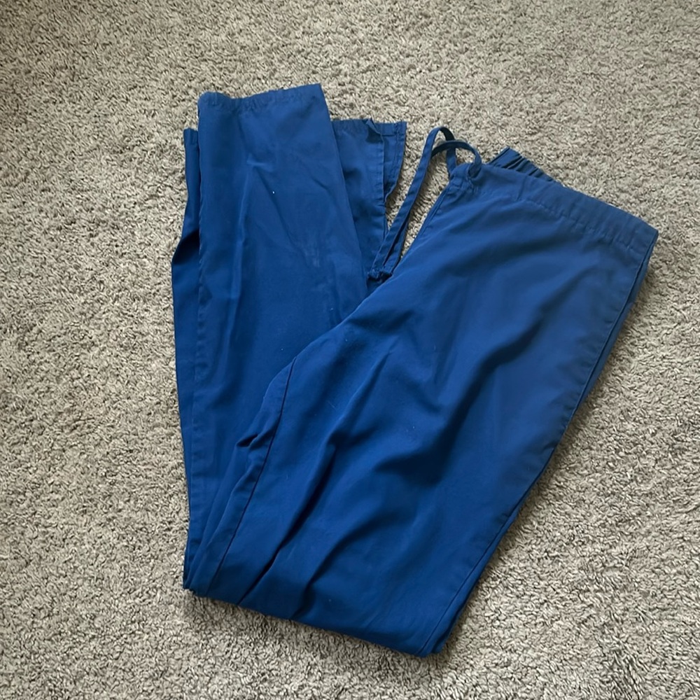 Women's navy blue scrub pants